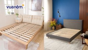 Giường ngủ gỗ và giường ngủ vải: Nên mua loại giường nào?