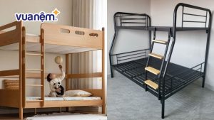 Giường tầng gỗ và giường tầng sắt: Nên sử dụng loại nào?