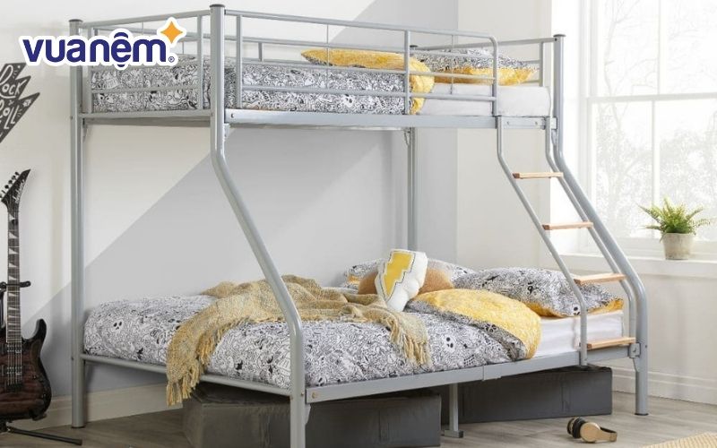 Giường tầng sắt gọn nhẹ, phong cách trẻ trung