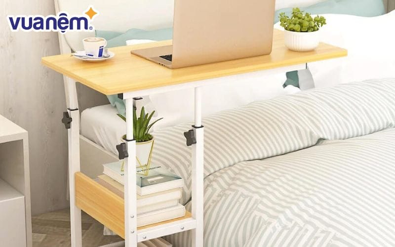 Kích thước của giường thông minh kết hợp bàn ăn đơn giản phù hợp cho 1 - 2 người nằm