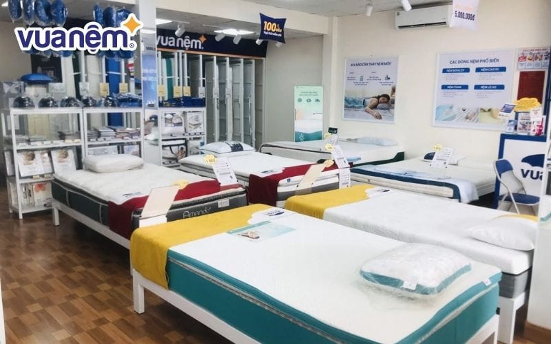 Mua gối mút than hoạt tính chính hãng tại Vua Nệm