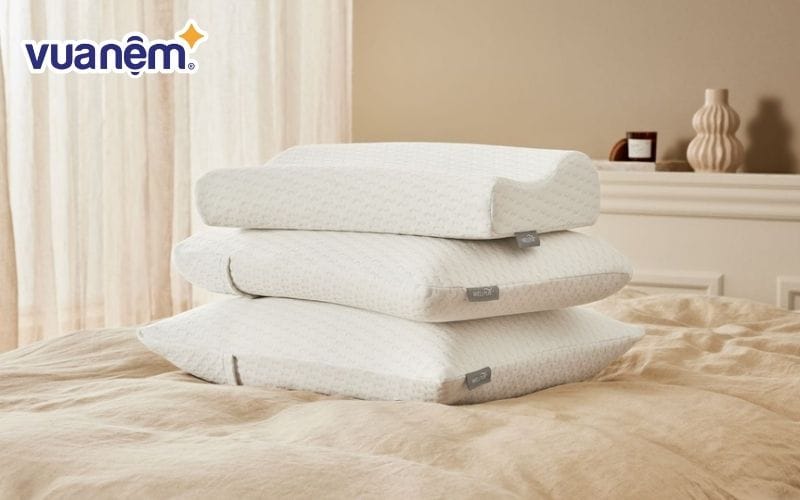 Gối mút có độ bền cao, ít bị xẹp lún