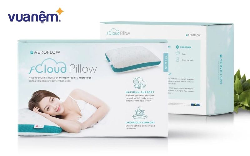 Gối mút hoạt tính Aeroflow fCloud