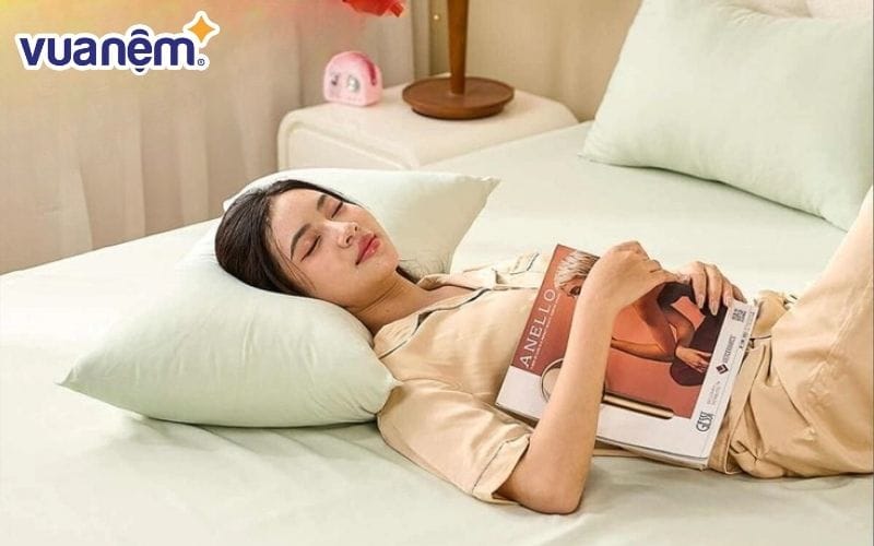 Sản phẩm chăn ga gối mùa hè nên được làm từ các loại vật liệu thoáng mát