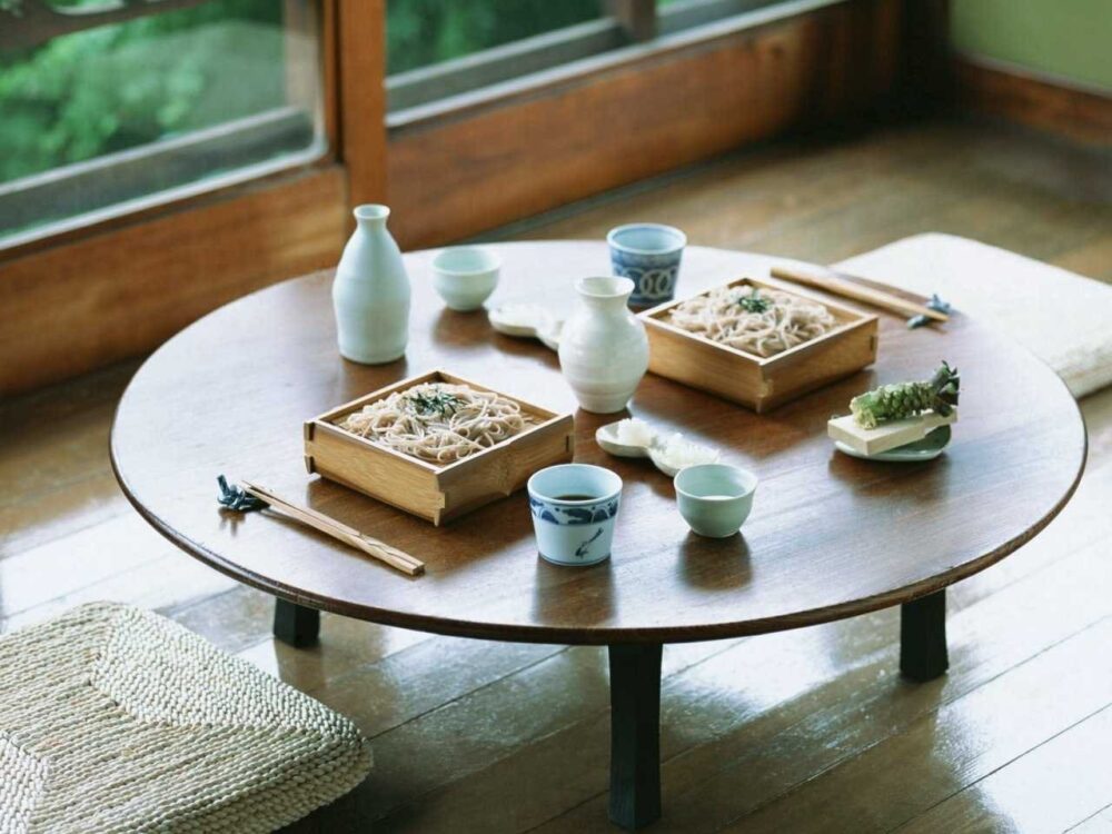 mẫu bàn trà phòng ngủ phong cách Nhật