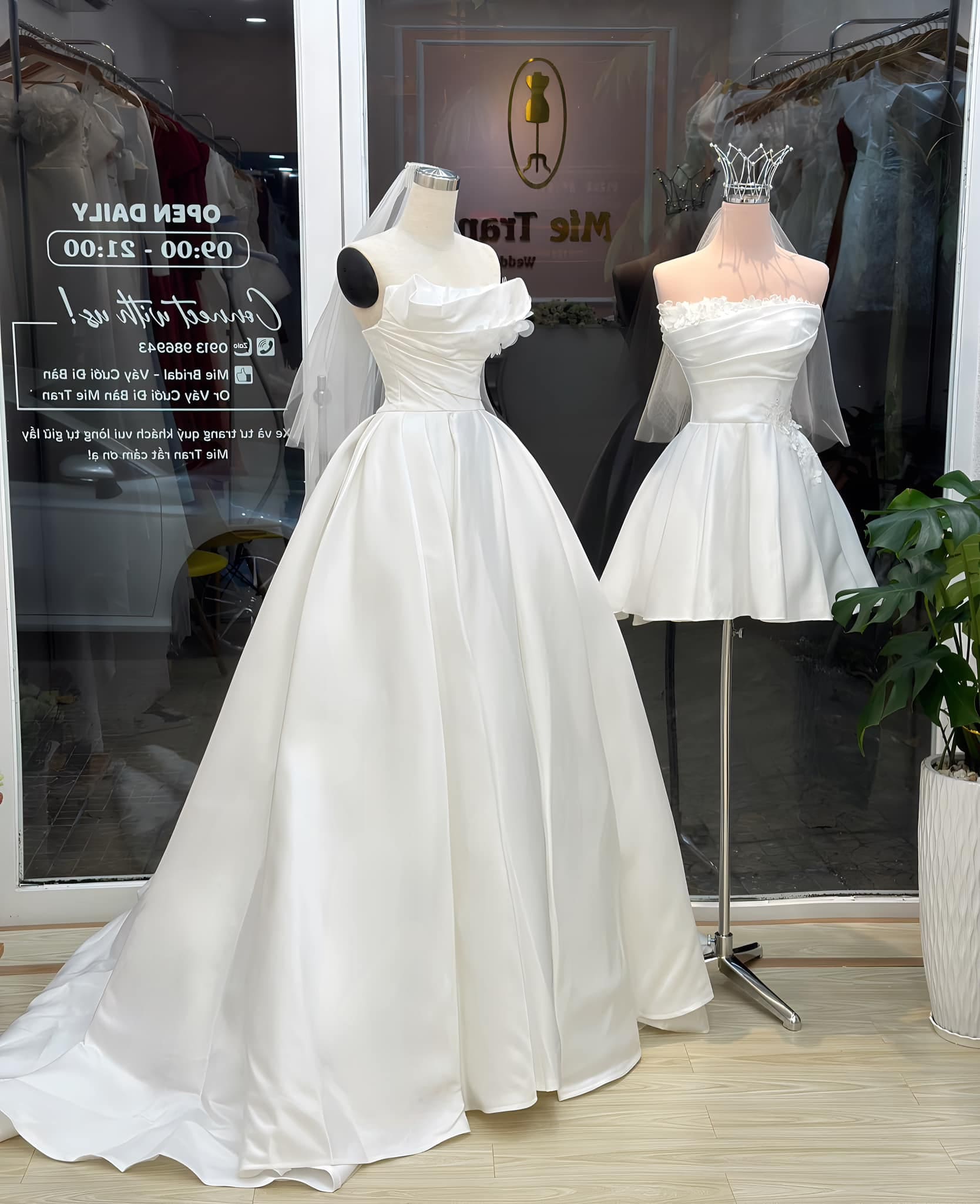 mie bridal cho thuê váy cưới đẹp nhất ở huyện Bình Chánh