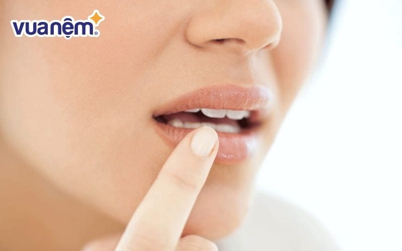 Một số vấn đề về răng miệng cũng làm sưng môi trên