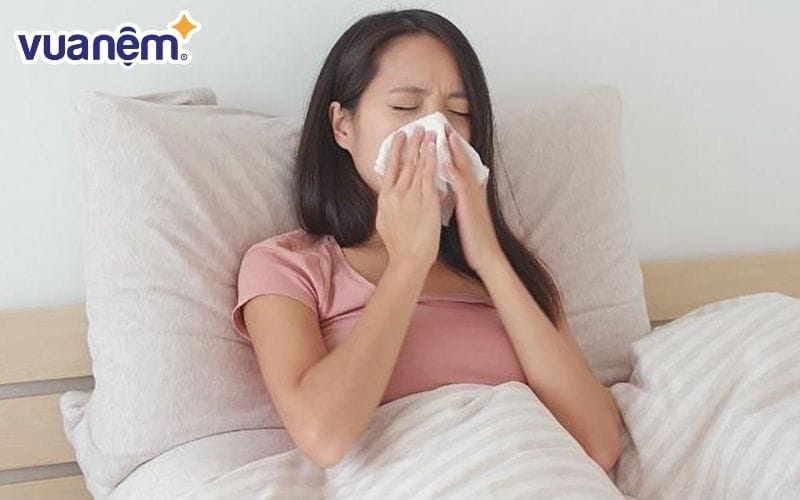 Nghẹt mũi viêm xoang có thể gây ra tình trạng ngủ ngáy