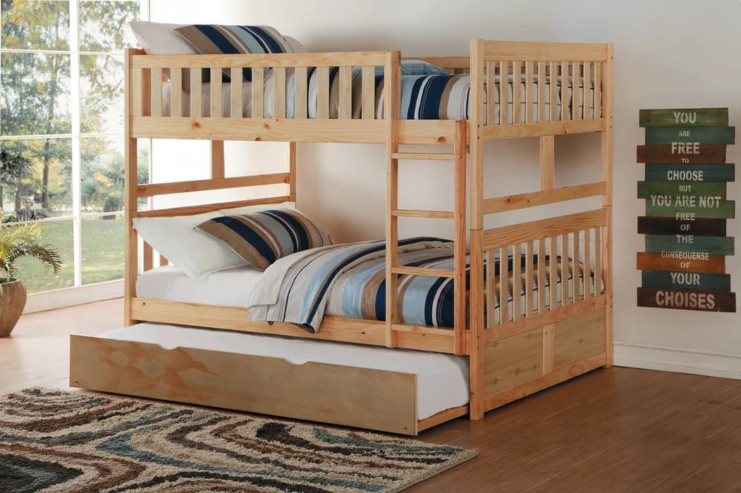 so sánh độ bền của giường tầng gỗ và giường tầng sắt