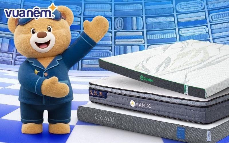 Chườm đá kết hợp sử dụng nệm ngủ chất lượng để có giấc ngủ ngon