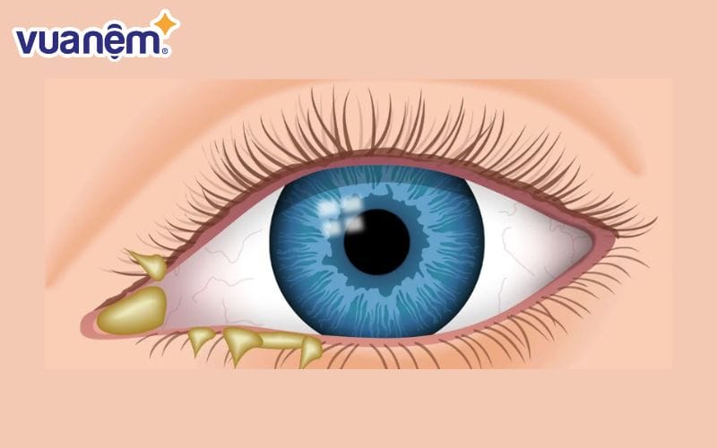 Gỉ mắt là chất nhầy được tiết ra để đẩy bụi bẩn, làm sạch mắt