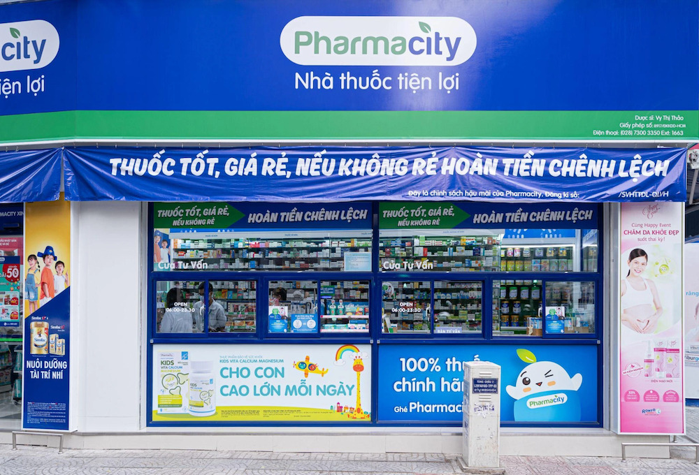 Pharmacity là một trong những cửa hàng thuốc tây hiện đại và lớn nhất ở Việt Nam