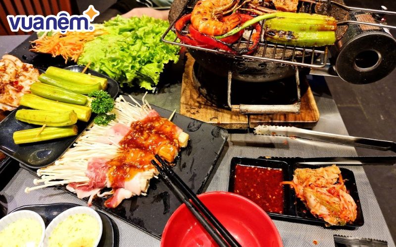 Panda BBQ với thực đơn phong phú