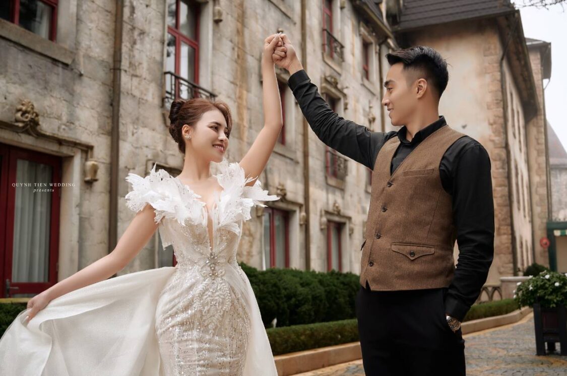 Áo cưới Quỳnh Tiên Bridal cho thuê váy cưới đẹp nhất ở quận Thủ Đức
