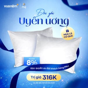 Vua Nệm & PNJ: Voucher vàng thêm ngàn ưu đãi!