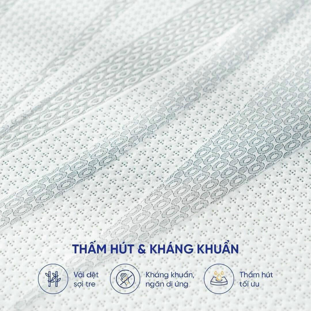 review nệm cao su than tre kháng khuẩn gummi premium có tốt không