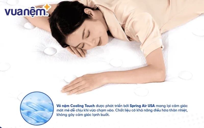Nệm lò xo Spring Air Back Supporter Firm Plus