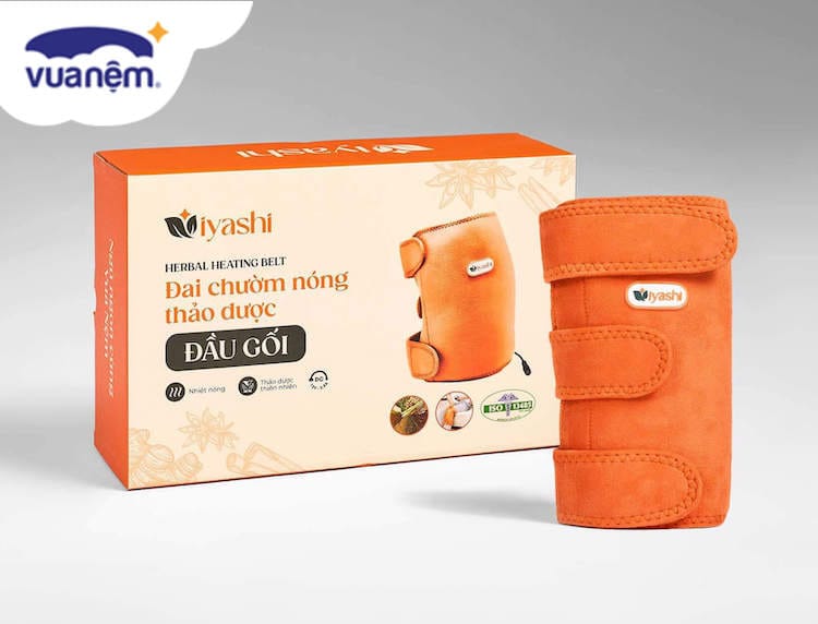 đai chườm thảo dược đầu gối iyashi