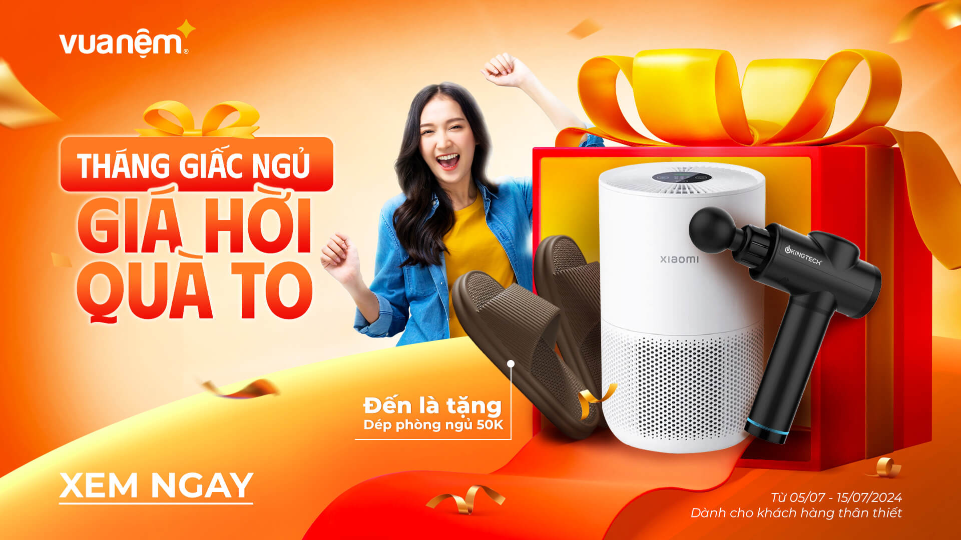 Đến là nhận ngay quà tặng dép phòng ngủ 50K