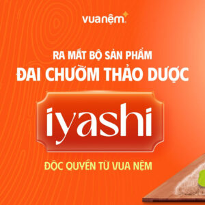 Độc quyền: Vua Nệm ra mắt sản phẩm đai chườm thảo dược iyashi: Làm ấm cơ thể – Yên tâm say giấc