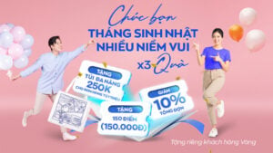 Quà sinh nhật tặng khách hàng hạng Vàng