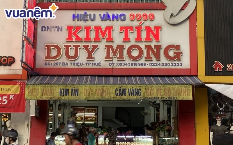 Cập nhật giá vàng Duy Mông, Huế