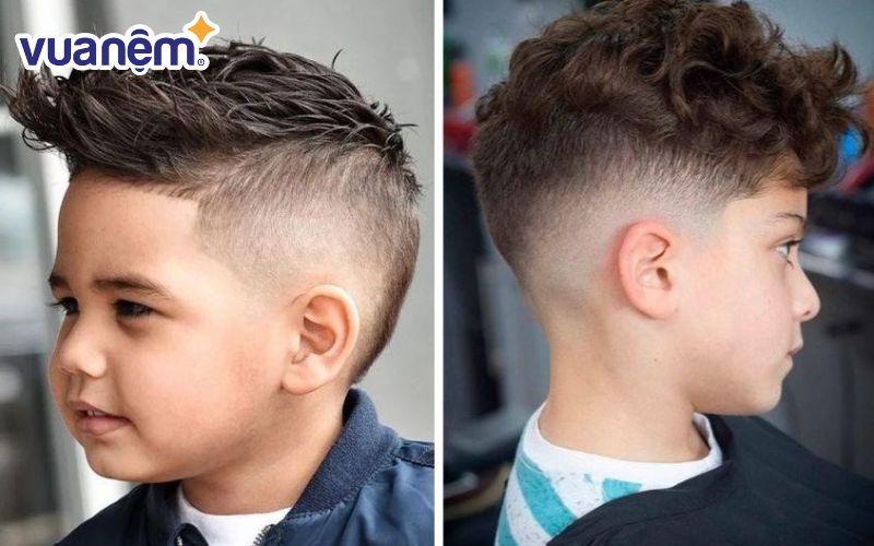 Bé trai 7 tuổi đầy phong cách với kiểu tóc Faux hawk