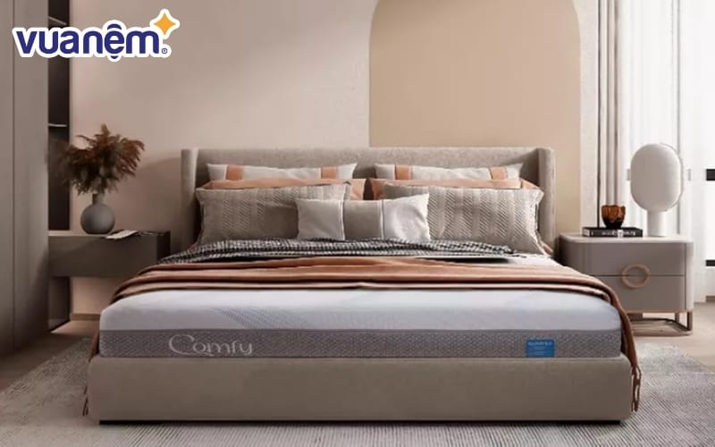 Nệm foam Comfy Cloud 3.0 nâng đỡ, kháng khuẩn, cải thiện sức khỏe xương khớp