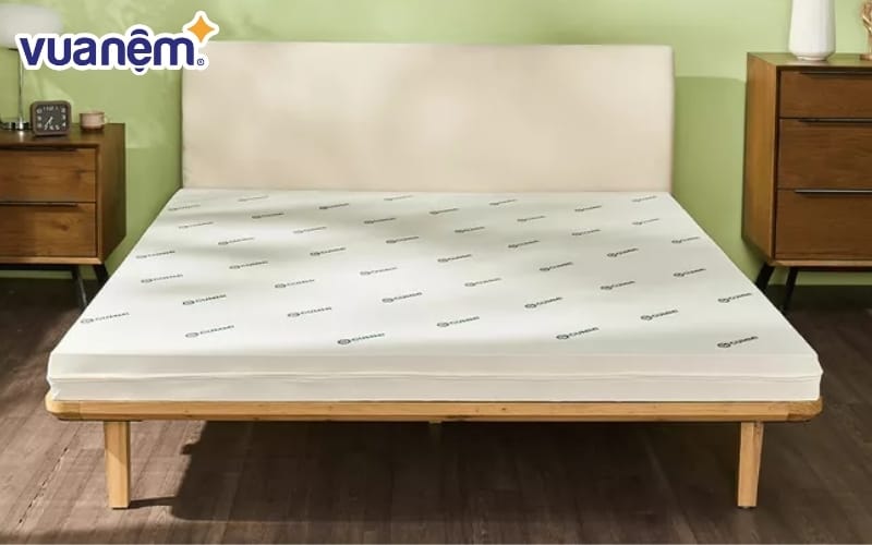 Nệm cao su thiên nhiên Gummi Lite thoáng khí, đàn hồi tốt.