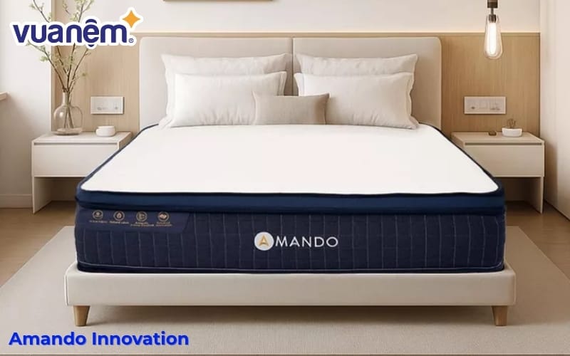 Nệm lò xo Amando Innovation – 7 vùng linh hoạt, điều hòa nhiệt độ thông minh