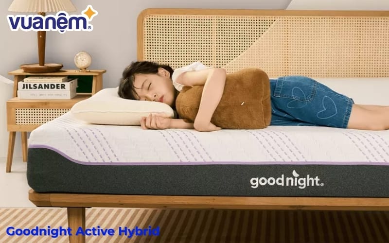 Nệm foam Goodnight Active Hybrid – Công nghệ Đức, làm mát và hỗ trợ xương khớp toàn diện