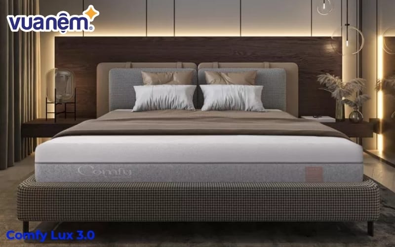Nệm Comfy Lux 3.0 – Làm mát kép, kháng khuẩn và điều hòa thân nhiệt vượt trội