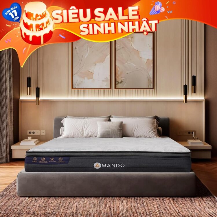 Tham khảo mẫu nệm lò xo Amando Elite Grand