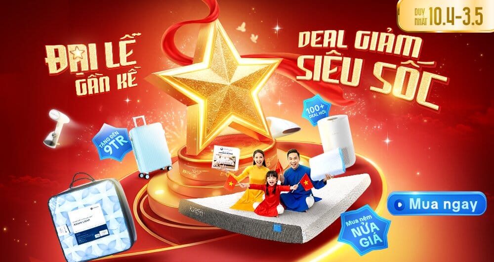 Đại Lễ Gần Kề - Deal Giảm Siêu Sốc