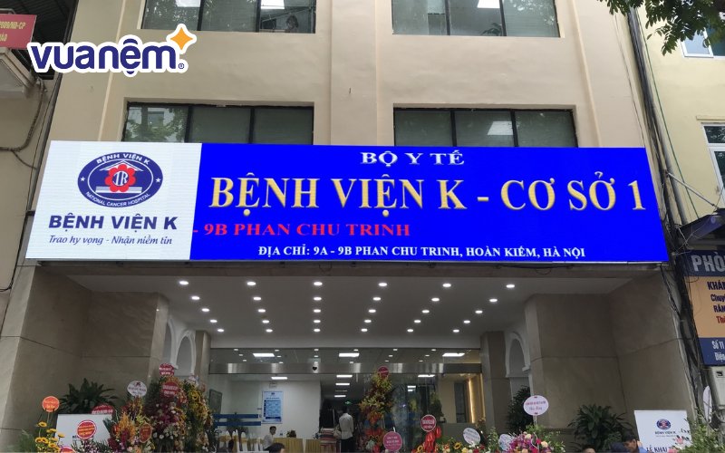 Cơ sở K1 - Phan Châu Trinh là bệnh viện đầu tiên của bệnh viện K