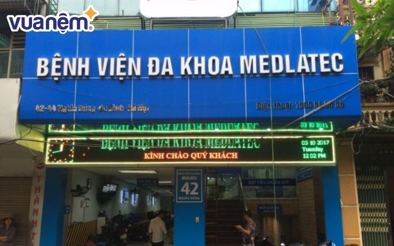 Bệnh viện đa khoa Medlatec là bệnh viện tư nhân nhưng được đánh giá cao về chất lượng khám bệnh