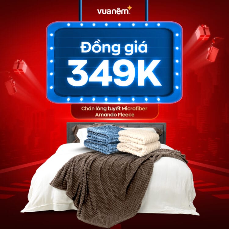 Chăn lông tuyết Microfiber Amando Fleece