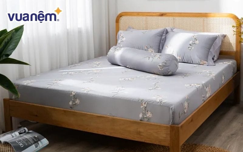 Bộ ga chun lụa tencel Amando Bliss 4 chi tiết TC005