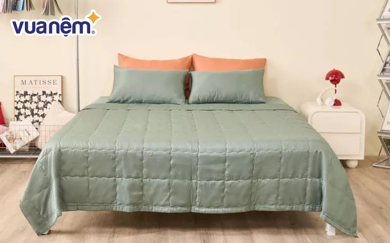 Người sinh năm Mậu Tuất mệnh Mộc nên chọn chăn ga tông màu xanh lá