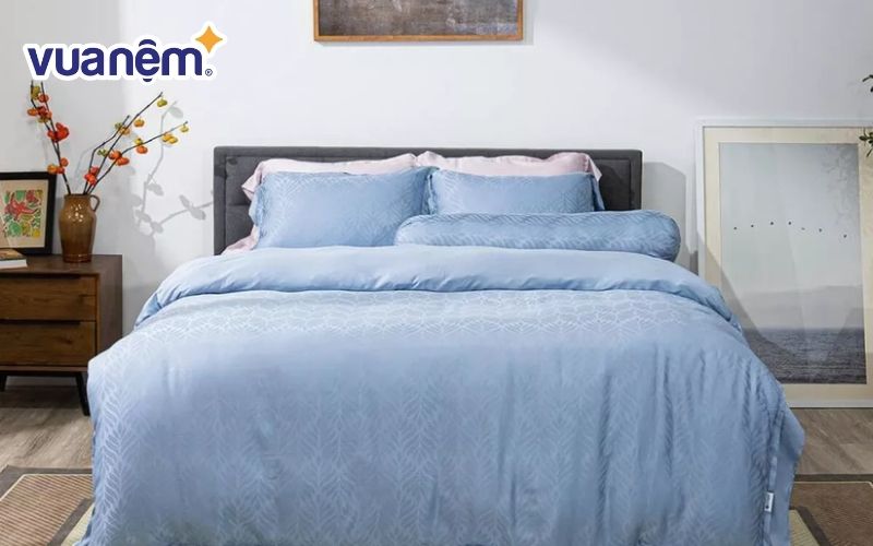 Người tuổi Nhâm Tuất mệnh Thủy phù hợp với chăn ga gối tông màu xanh dương