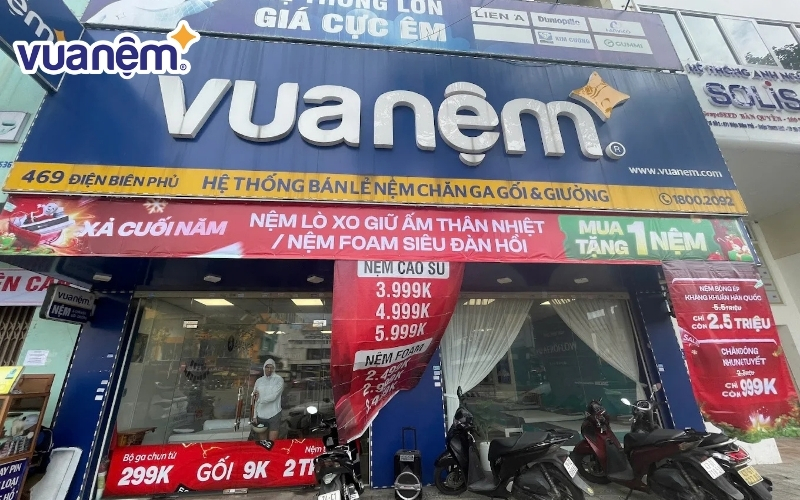 Cửa hàng Vua Nệm tại Đà Nẵng