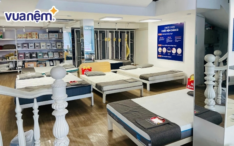 Vua Nệm tại Đà Nẵng trưng bày đa dạng sản phẩm