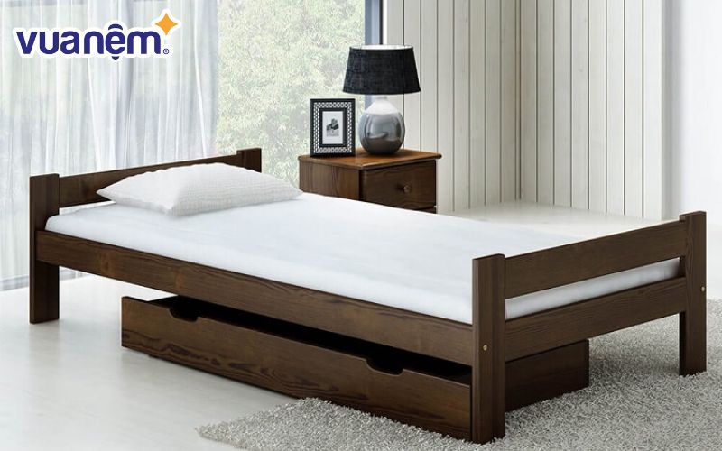 Đệm kích thước 80x190cm chất liệu bông ép