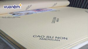 Bảng giá nệm cao su non American 1m2, 1m4, 1m6, 1m8 năm 2024