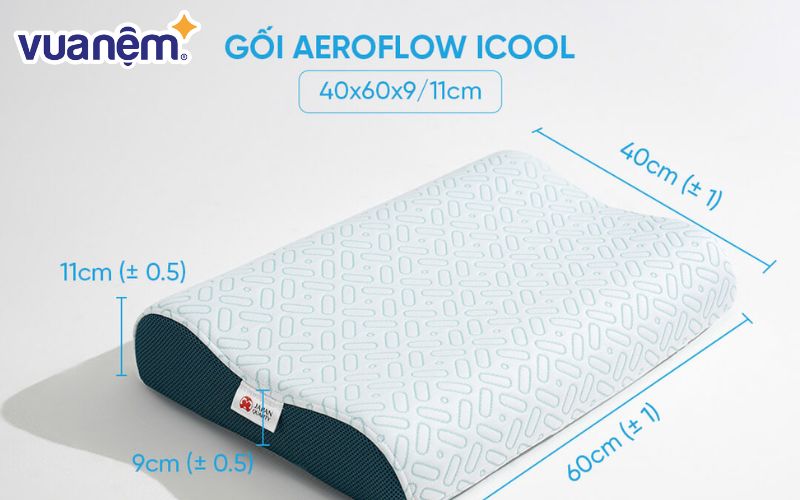 Gối Aeroflow iCool dành cho người thoát vị đĩa đệm