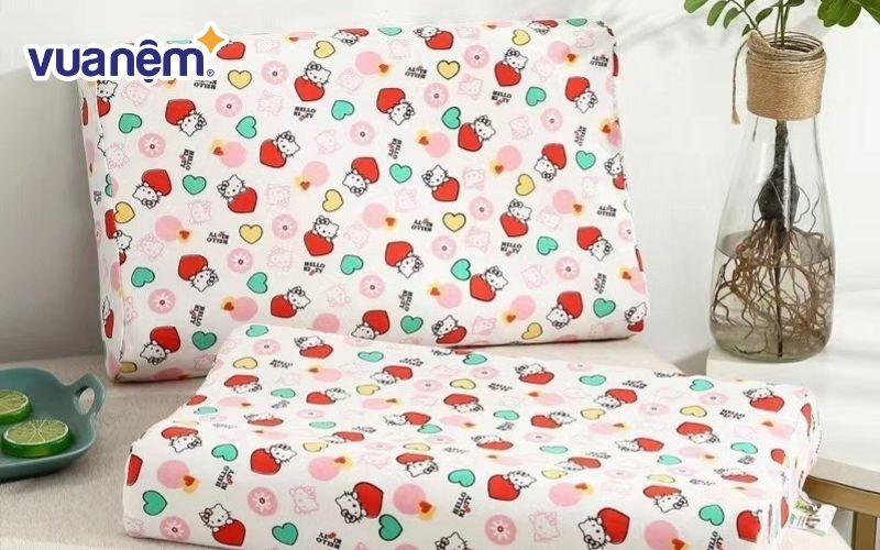 Lưu ý đến khả năng thoáng khí và chất liệu vỏ gối cao su
