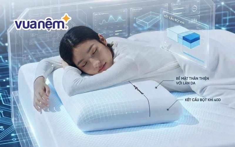 Gối ngủ sâu Memory foam 40D Goodnight Astro