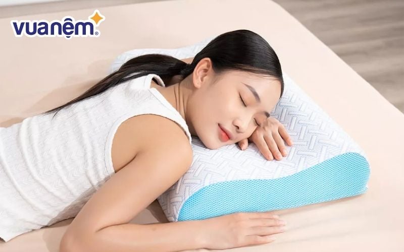 Gối foam Comfy Nami lượn sóng