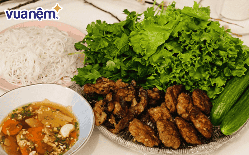 Bún chả mang hương vị đặc trưng của Hà Nội