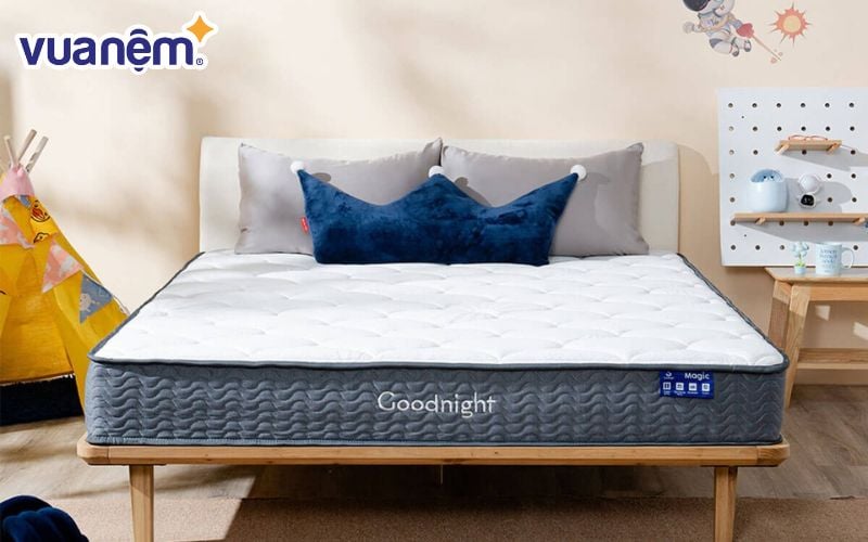 Nệm lò xo Goodnight Magic 1m4 x 2m đem đến sự thoáng khí khi nằm